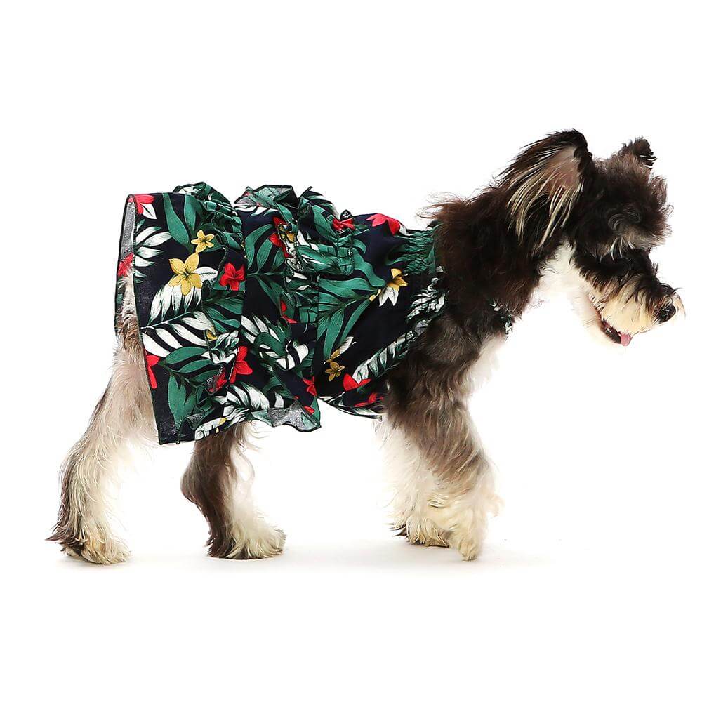 Hawaii Floral Print Dog Dress