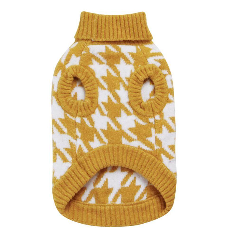 Houndstooth Pattern Dog & Cat Sweater
