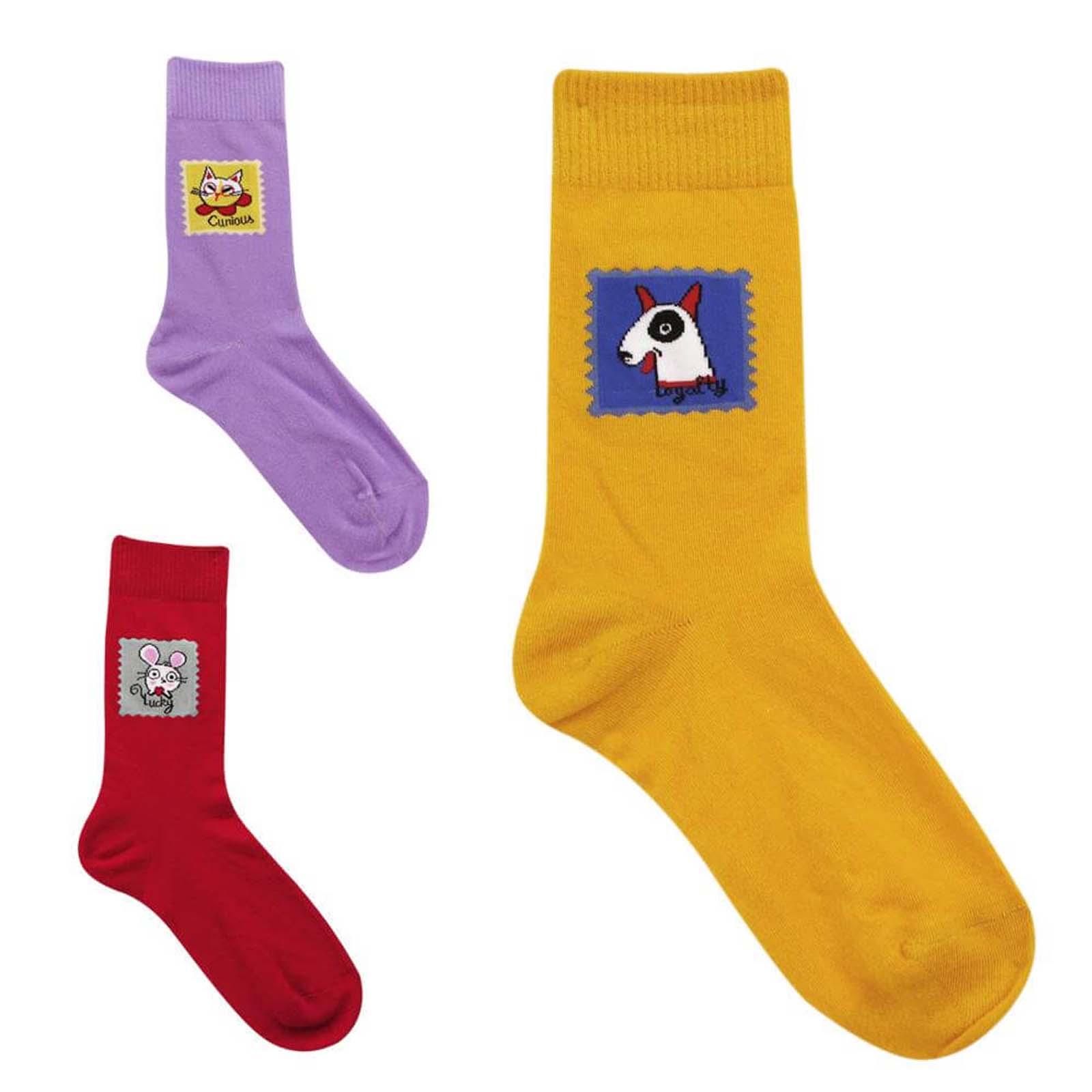 Cartoon Pet's Parent Socks For Human