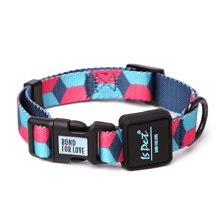 Patterned Polyester Dog Collar