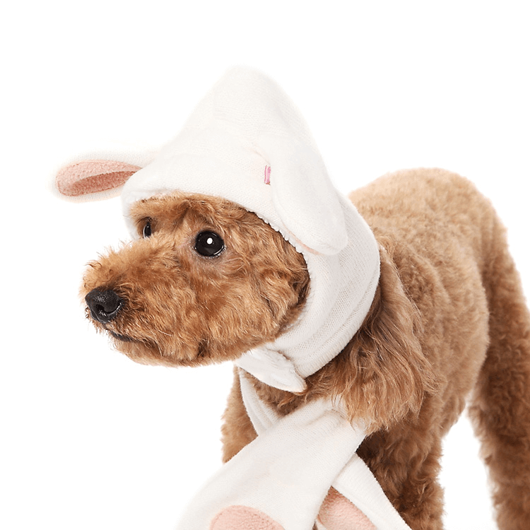 My Ear Hood" Sheep" Dog & Cat Headpiece Costume