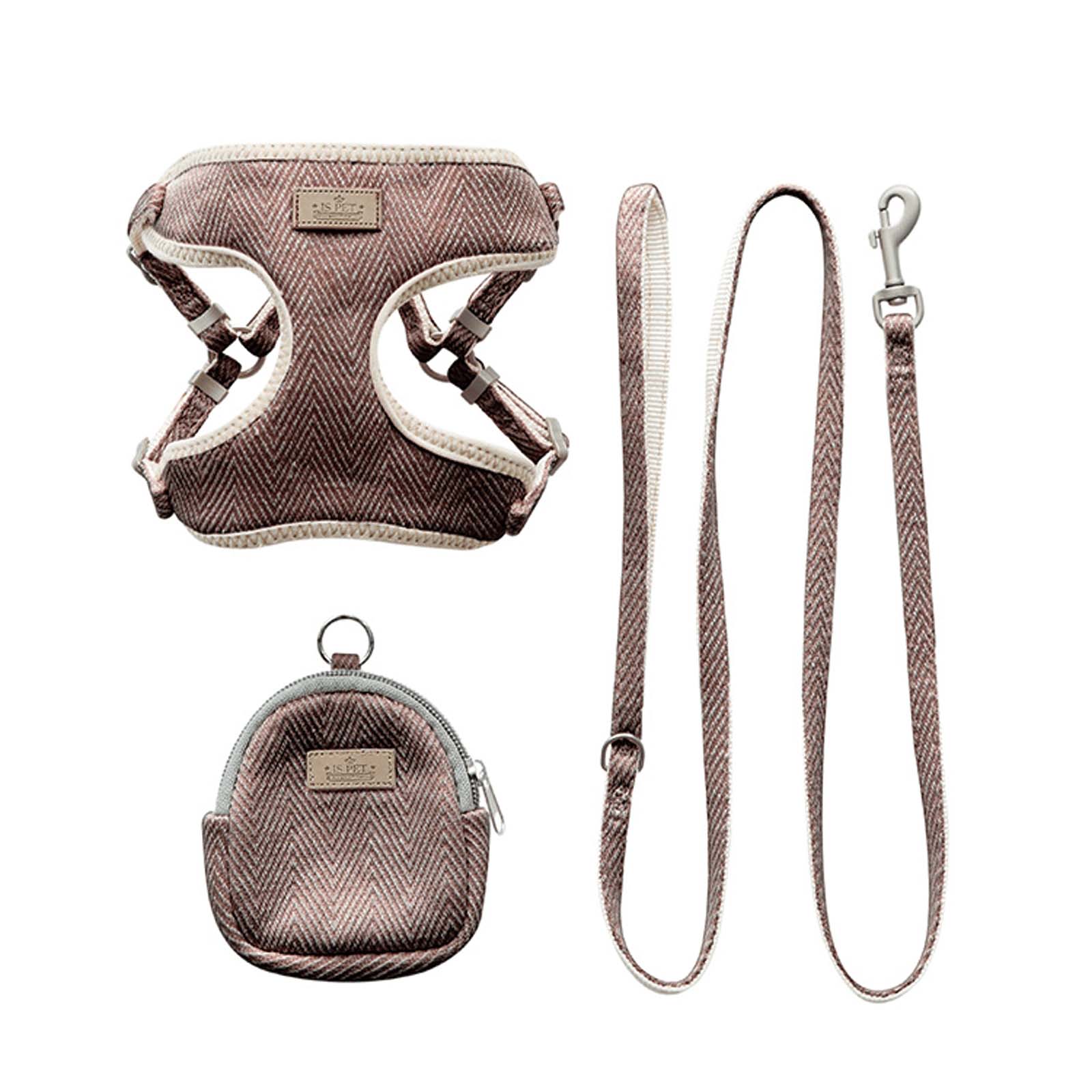 Comfort Soft Curve Shape Dog Harness & Leash (Two-in-one Set)