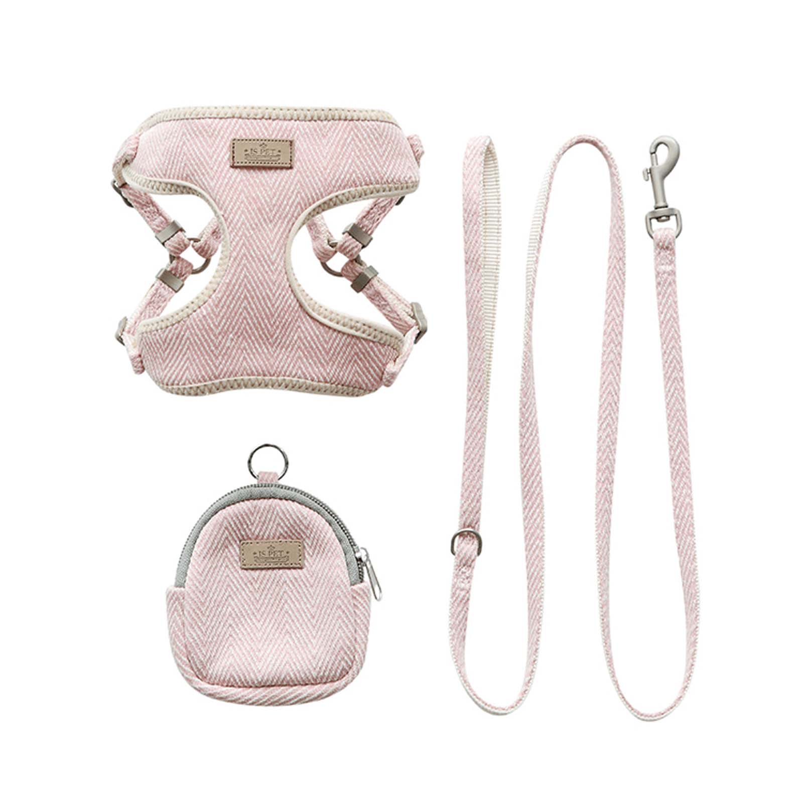Comfort Soft Curve Shape Dog Harness & Leash (Two-in-one Set)